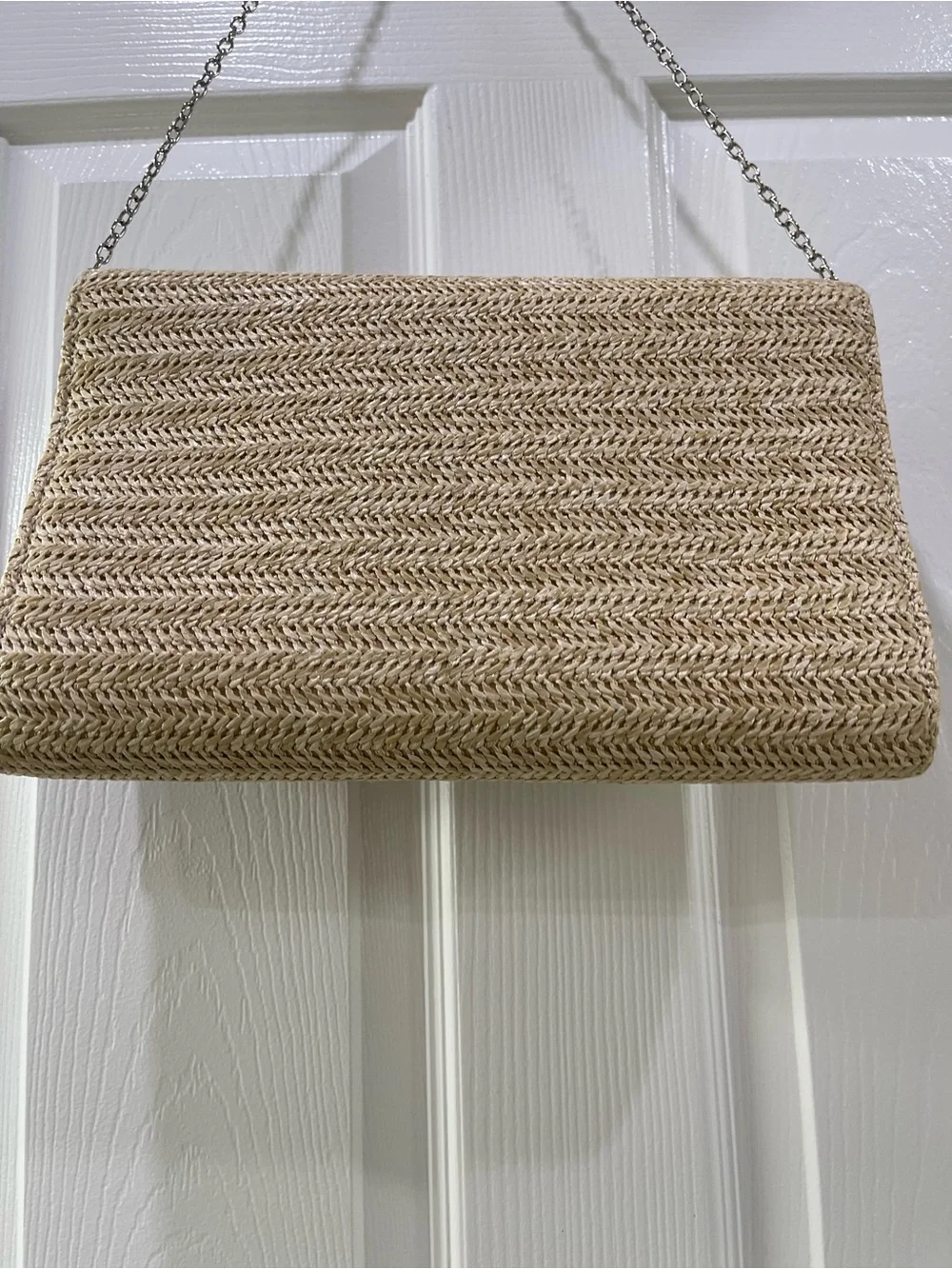Bulaggi Natural Straw Crossbody Bag with Colorful Toucan Patch